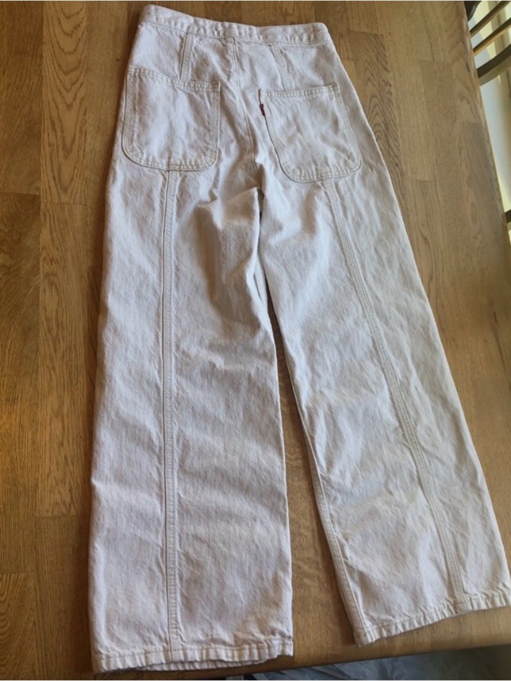 Levi's WellThread Ribcage Wide Leg Crop Jeans Hemp Size 25 - Picture 4 of 6